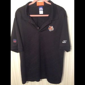 Reebok Shirts - Reebok NFL Team Apparel Cincinnati Bengals Polo. Reebok Shirts - Reebok NFL Team Apparel Cincinnati Bengals Polo.